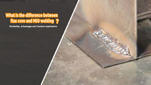 What is the difference between flux core and MIG welding