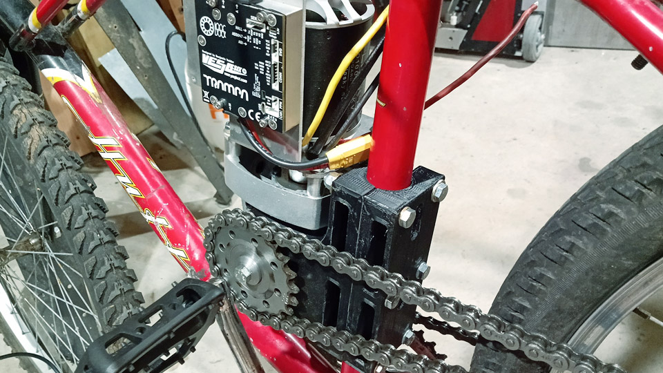 How to Put a Weed Wacker Motor on a Bike